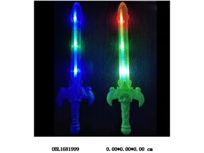 电动剑带灯光声音 3*AG10包电 2色混装_OBL1681999