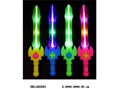 电动剑带灯光声音 3*AG13包电 4色混装_OBL1682001