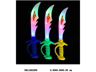 电动剑带灯光声音 3*AG13包电 3色混装_OBL1682008