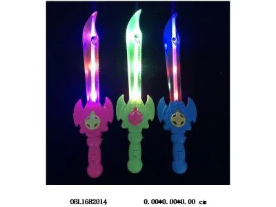 电动剑带灯光声音 3*AG13包电 3色混装_OBL1682014