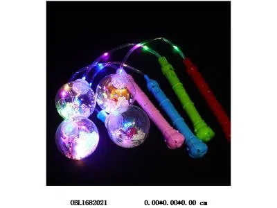 圆球手提灯笼带灯光 2*AA不包电 4色混装 10支装1中包_OBL1682021