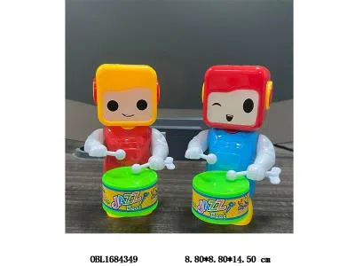 上链卡通人打鼓 2色混装_OBL1684349