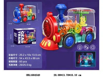 电动透明火车带灯光声音 3*AA不包电_OBL1684540