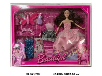 11.5寸实身芭芘套装  主体衣服1款1色_OBL1684743