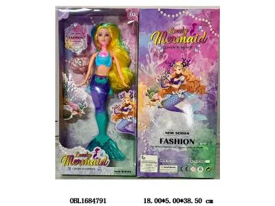 11.5寸实身美人鱼芭芘套装  主体衣服1款1色_OBL1684791