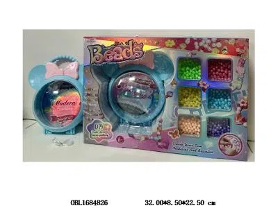 串珠套装 高级玩具珠（亚克力珠）收纳盒_OBL1684826