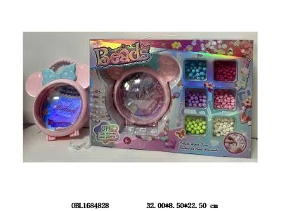 串珠套装 高级玩具珠（亚克力珠）收纳盒_OBL1684828