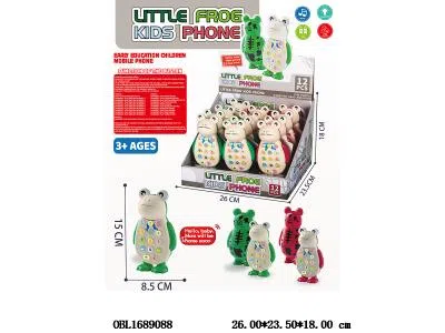 儿童故事手机带音乐 2*AAA不包电 2色混装 12只装1展示盒_OBL1689088