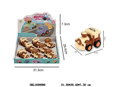 惯性卡通火车 8只装1展示盒_OBL1690086