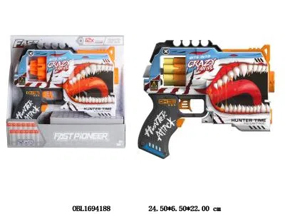 电动EVA软弹枪 4*AA不包电_OBL1694188