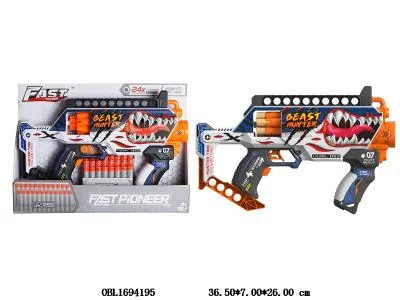 电动EVA软弹枪 4*AA不包电_OBL1694195