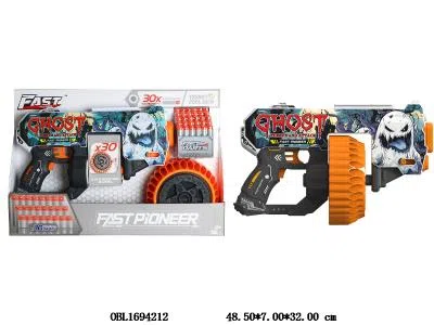 电动EVA软弹枪 6*AA不包电_OBL1694212