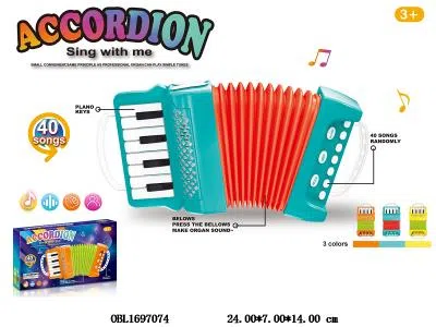 手风琴带音乐  2*AA不包电 3色混装_OBL1697074