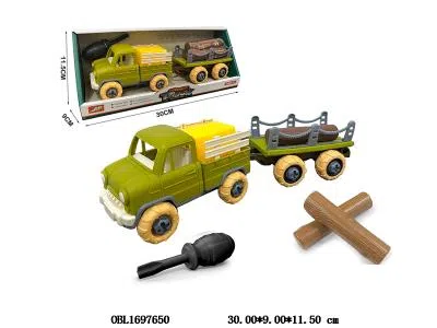 拆装皮卡农夫车套装 配木头_OBL1697650