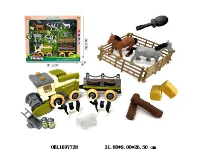 拆装收割机农夫车农场套装_OBL1697728