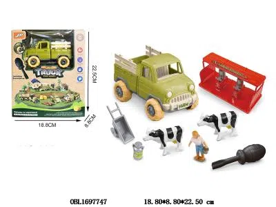拆装皮卡农夫车农场套装_OBL1697747