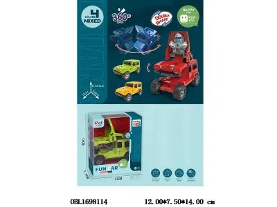 惯性变形吉普车 4色混装_OBL1698114