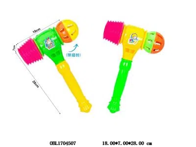 响锤带摇铃 2色混装 网袋加吊卡_OBL1704507