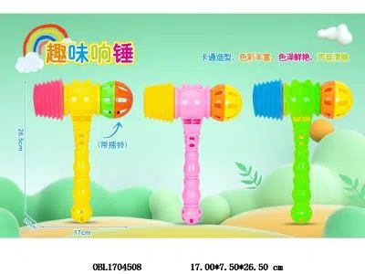 响锤带摇铃 3色混装 网袋加吊卡_OBL1704508