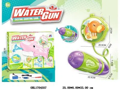 电动背包水枪配USB线 3.7V锂电池包电 绿色_OBL1704557