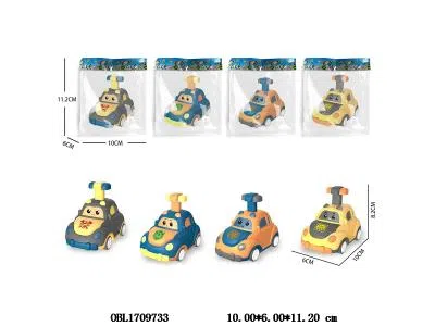 卡通按压玩具车 4色混装 擦边汽车总动员_OBL1709733