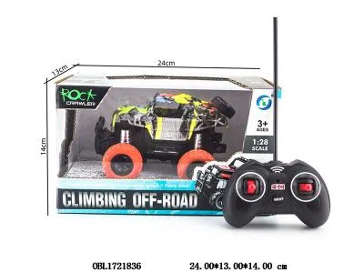 四通遥控攀爬车带灯光  车身3*AA不包电 遥控器2*AA不包电 27频率_OBL1721836