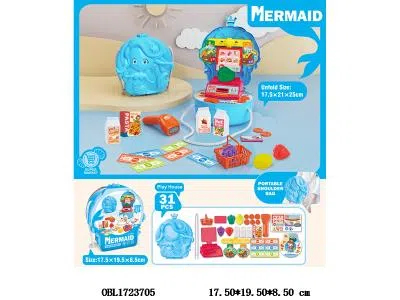 过家家收银台套装 美人鱼背包_OBL1723705