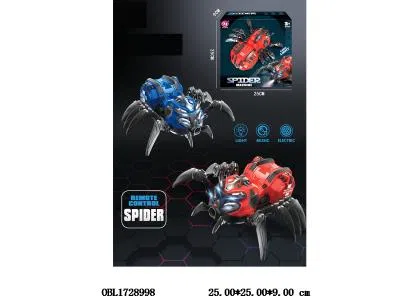 电动万向蜘蛛带灯光音乐 肢体可摆动 3*AA不包电 2色混装_OBL1728998