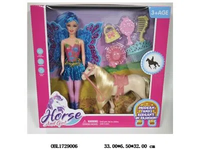 饰品马套装 配1身11.5寸实身花仙子芭芘 主体衣服一款一色_OBL1729006