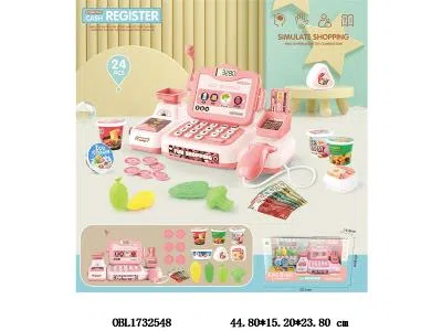 收银机套装带灯光声音 计算器 3*AA不包电_OBL1732548