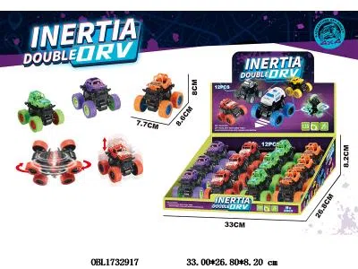 双惯性越野车 12只装一展示盒 4色混装_OBL1732917