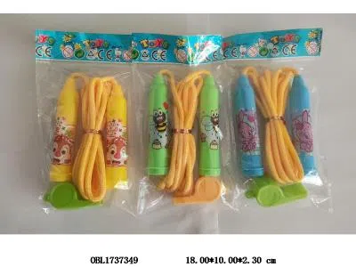 棉绳跳绳配口哨 3色混装_OBL1737349