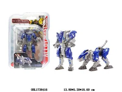 合金变形钢甲兽猎豹 四款混装_OBL1738416