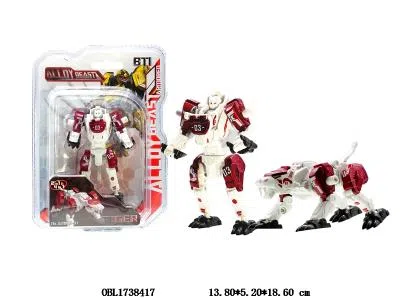 合金变形钢甲兽猛虎 四款混装_OBL1738417