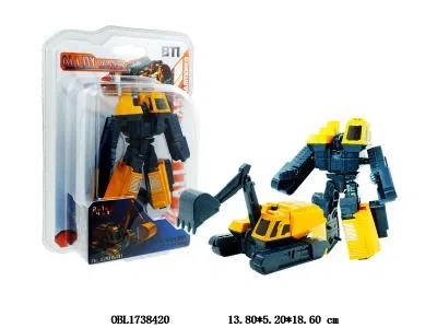 合金变形机器人/工程车 四款混装_OBL1738420