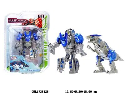 合金变形钢甲兽迅猛龙 四款混装_OBL1738428