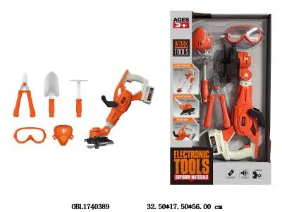 电动割草机套装带灯光声音 3*AA不包电_OBL1740389