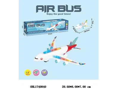 电动万向飞机带灯光音乐 3*AA不包电_OBL1740840