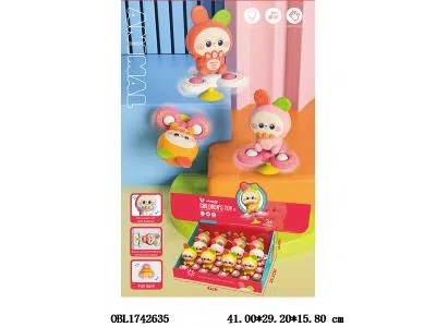 小兔音乐摇铃转转乐 2*AAA不包电 3色混装 12只装1展示盒_OBL1742635