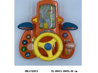 婴儿模拟方向盘带灯光音乐 3*AA不包电_OBL1743913