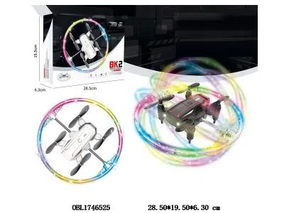 四轴特技翻滚遥控飞行器带灯光配USB线 机身3.7V锂电池包电 遥控3*AAA不包电 2.4G频率 2色混装_OBL1746525