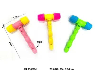 响锤带哨子 3色混装 网袋加吊卡_OBL1746631