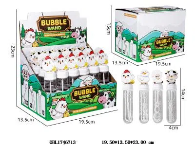 动物泡泡棒 35ml 24支装一展示盒 4款混装_OBL1746713