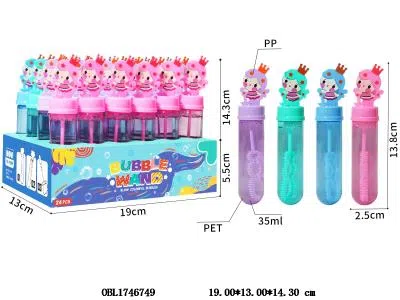 美人鱼泡泡棒 35ml 24支装一展示盒 4色混装_OBL1746749