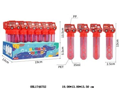 消防车泡泡棒 35ml 24支装一展示盒 4款混装_OBL1746752