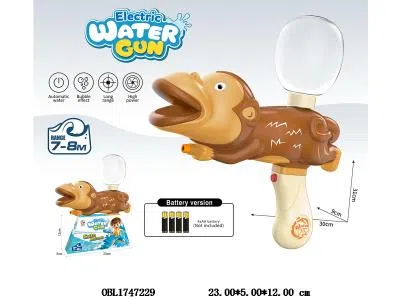 电动猴子水枪 450ml 4*AA不包电_OBL1747229