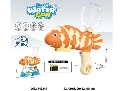 电动小鱼水枪 450ml 4*AA不包电_OBL1747243