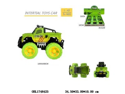 1:43惯性车 6只装1展示盒_OBL1748425