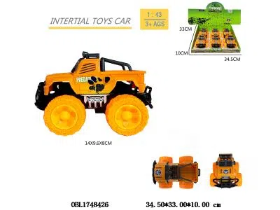 1:43惯性车 6只装1展示盒_OBL1748426