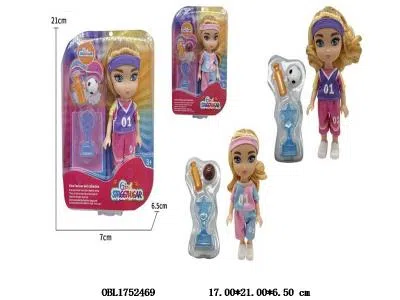 6寸实身芭芘套装 主体衣服1款1色 2款混装_OBL1752469